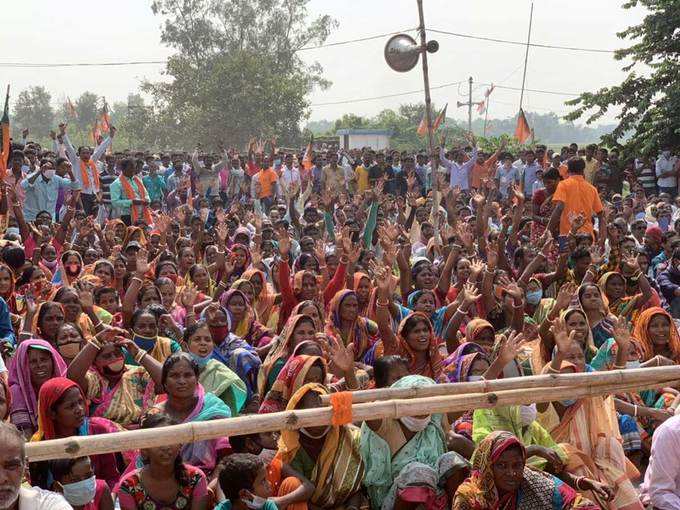 ​गांवों में भी बढ़ी बीजेपी की ताकत