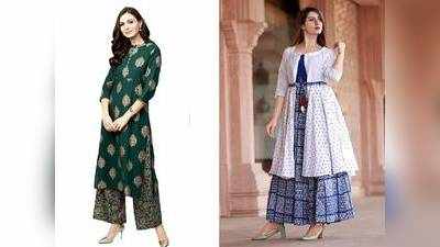 दिवाली पर कुछ हटकर ट्राई करना है तो Amazon Sale से खरीदें ये लेटेस्ट फैशन की Women Kurtis