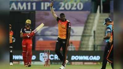 IPL 2020: हैदराबादच्या गोलंदाजांनी जिंकलं, आरसीबीने उभारले माफक आव्हान