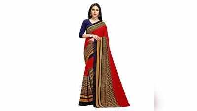खूब जचेगी आप पर ये सुंदर डिजाइन वाली रंग बिरंगी Women Saree, सस्ते में खरीदें Amazon Sale से