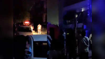 ग्रेटर कैलाश में एक बिल्डिंग की बेसमेंट में लगी आग, 8 लोगों को बचाया