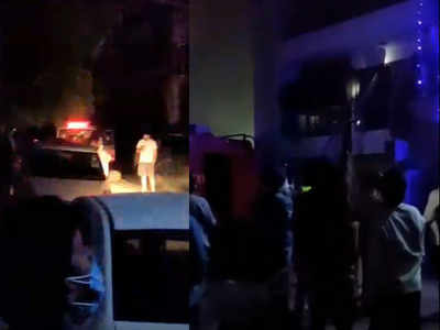 ग्रेटर कैलाश में एक बिल्डिंग की बेसमेंट में लगी आग, 8 लोगों को बचाया