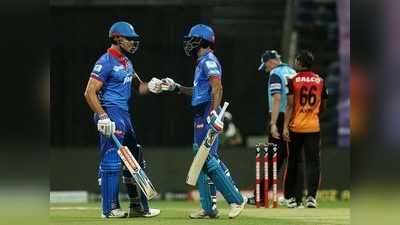 DC vs SRH, 2nd Qualifier: अय्यर की रणनीति कर गई काम, स्टॉयनिस-धवन की साझेदारी पड़ी 10 पारियों पर भारी