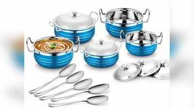किचन के लिए लाएं नये Cookware Set, Amazon sale में मिल रहा भारी डिस्काउंट
