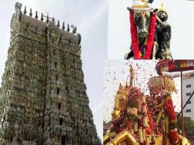 மதுரை மேம்பாலத்தில் மீனாட்சி, ஜல்லிக்கட்டு காளை சிலைகள்!