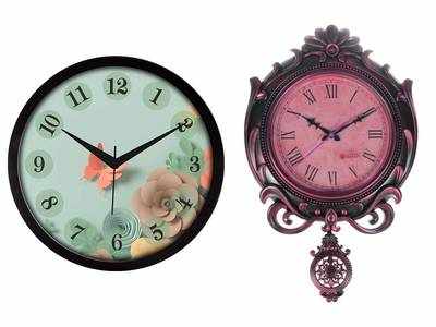 खूबसूरत और स्टाइलिश Wall Clock on Amazon हैवी डिस्काउंट के साथ घर लाएं