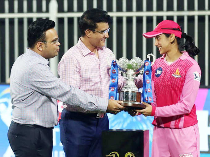 ganguly with smriti mandhana