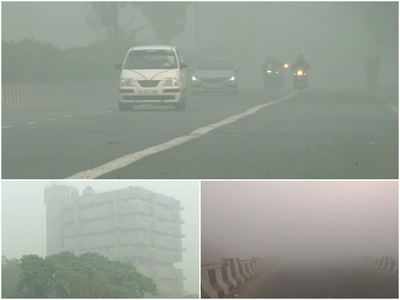 दिल्ली-एनसीआर में विजिबिलिटी न के बराबर, कोई इलाका ऐसा नहीं जहां की हवा सांस लेने लायक