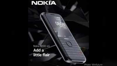 Nokia 8000 4G की नई तस्वीरें लीक, डिजाइन का चला पता