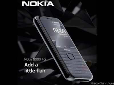 Nokia 8000 4G की नई तस्वीरें लीक, डिजाइन का चला पता