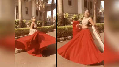 मलाइका अरोड़ा ने धनतेरस पर शेयर किया अपना डांस वीडियो, लाल लहंगे में दिख रहीं कमाल
