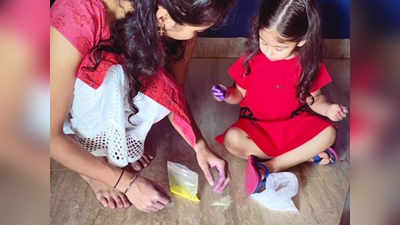 Diwali 2020: क्‍यूट इनाया ने घर में बनाई रंगोली, मां सोहा अली खान ने शेयर की तस्‍वीरें