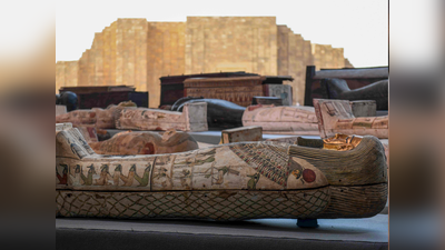 मिस्र में मिले 100 प्राचीन ताबूत, 2500 साल पुरानी ममी को देख खुली रह गई आंखें