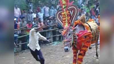 ಹೋರಿ ಬೆದರಿಸುವ ಸ್ಪರ್ಧೆಗೆ ಕೊರೊನಾ ಕಾಟ..! ಗ್ರಾಮೀಣ ಕ್ರೀಡೆಗೆ ಖಾಕಿ ಕಡಿವಾಣ..