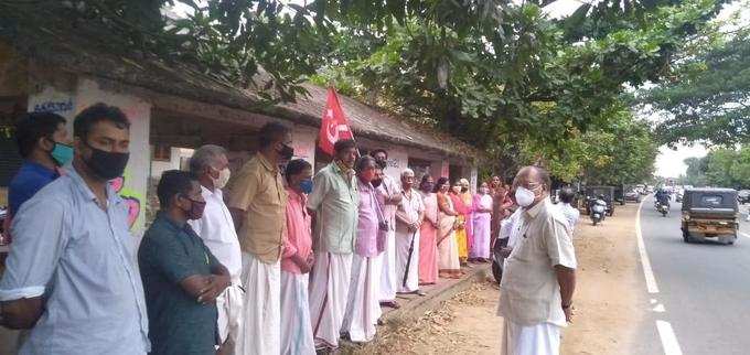 Palakkad LDF Protest