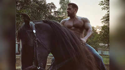 बिना शर्ट के घोड़े पर बैठे दिखे सलमान खान, 54 की उम्र में उनकी फिटनेस पर लट्टू हो रहे फैन्स