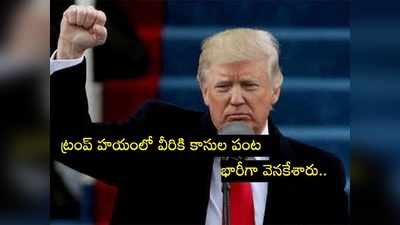 ట్రంప్ పాలనలో భారీగా సంపాదించింది వీరే!