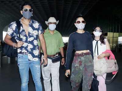 मालदीव छुट्टी मनाने निकलीं रकुल प्रीत सिंह का एयरपोर्ट पर नजर आया कूल स्टाइल