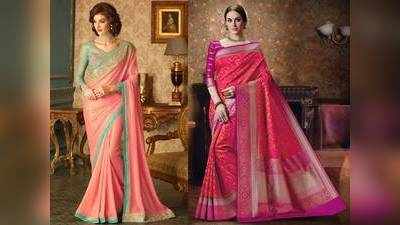 Saree For Wedding : शादियों में पहनने के लिए बेस्ट हैं ये खूबसूरत Saree, 70% तक मिल रहा डिस्काउंट