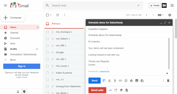 Email Scheduler for Gmail