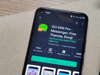 Go SMS Pro ला प्ले स्टोरवरून हटवले, १०० मिलियनहून जास्त डाउनलोड