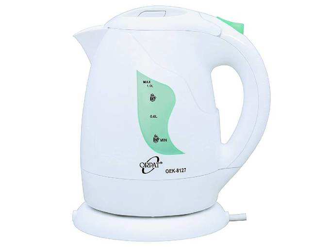 Orpat OEK-8127 1-Litre Cordless Kettle (Green)