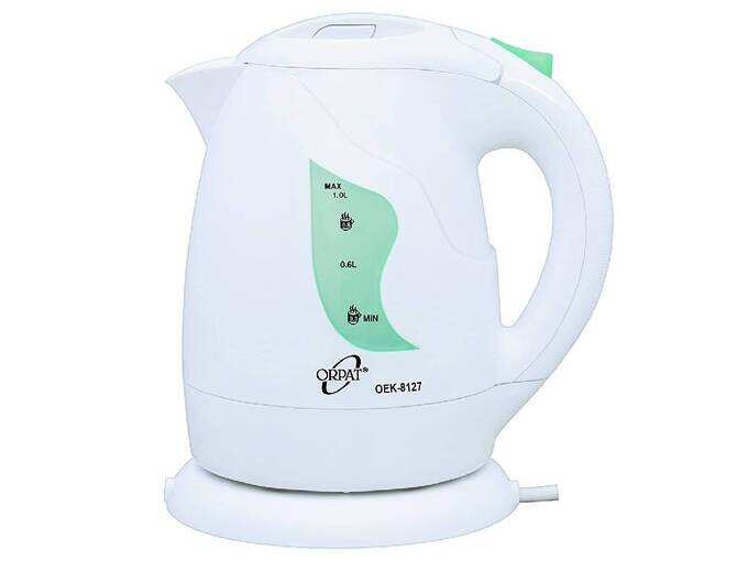 Orpat OEK-8127 1-Litre Cordless Kettle (Green)