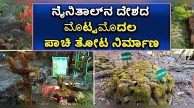 ವಿಡಿಯೋ | ನೈನಿತಾಲ್‌ನಲ್ಲಿ ದೇಶದ ಮೊಟ್ಟಮೊದಲ ಪಾಚಿ ತೋಟ ನಿರ್ಮಾಣ..!