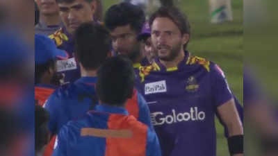 Shahid Afridi argues Naveen-ul-Haq: शाहिद अफरीदी ने अफगान बोलर नवीन-उल-हक से कहा, बेटा, तुम्हारे पैदा होने से पहले अंतरराष्ट्रीय क्रिकेट में सेंचुरी लगा रहा हूं