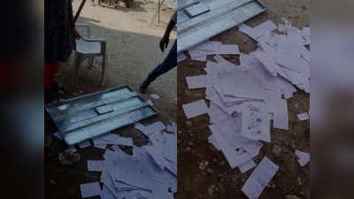 Ghmc Elections: పోలింగ్ ‌బూతులో టేబుళ్లను కాలితో తన్నిన సీఐ