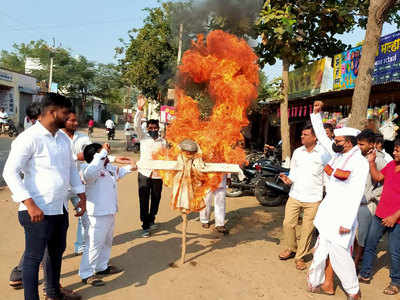 दिल्लीतील शेतकरी आंदोलनाची धग पोहोचली महाराष्ट्रात