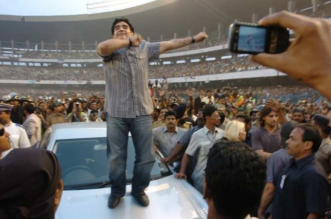 maradona in India