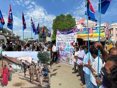 தீண்டாமை சுவர் இடிந்து ஒரு வருடம், அஞ்சலிக்கு வந்தவர்கள் கைது!