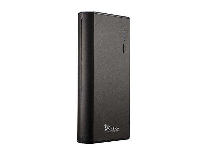 Syska 10000 mAh Lithium Ion L1002J Port100 Power Bank (Black)