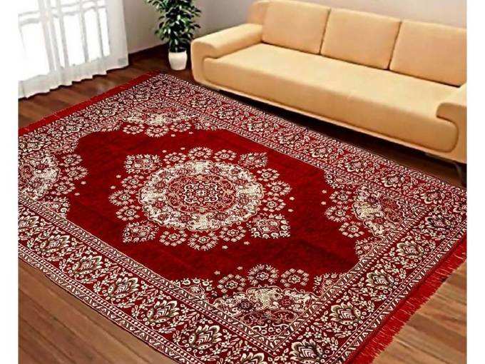 Braids Premium Home Jacquard Weaved Pollycotton Bedroom/Living Room Rugs and Carpets -40