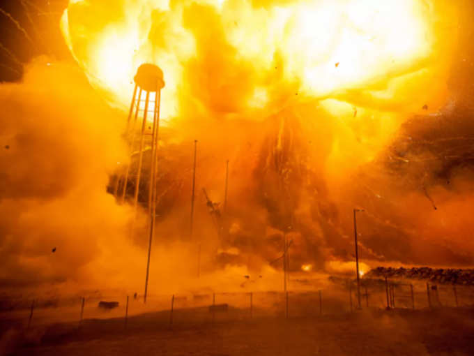​Antares रॉकेट क्रैश