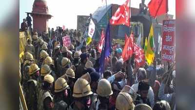 kisan aandolan live : दिल्ली -जयपुर नेशनल हाइवे हुआ जाम, बहरोड़ से रूट हुआ डायवर्ट, जानिए पूरी स्थिति