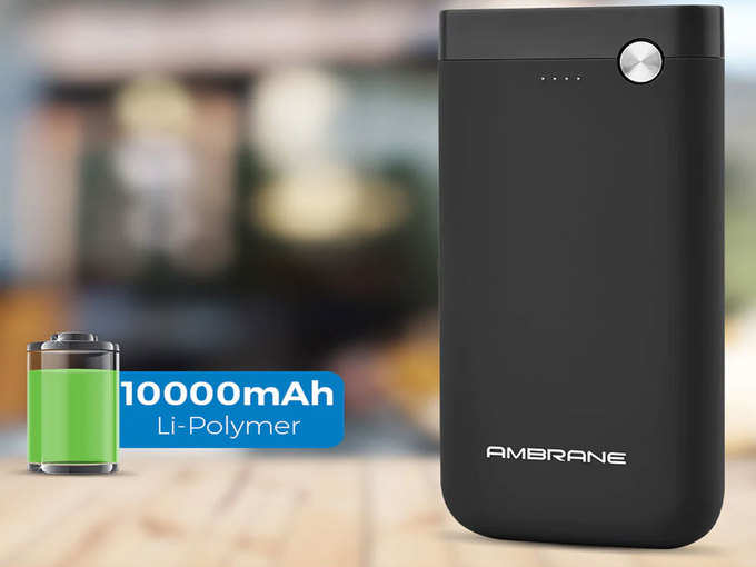 ​Ambrane 10000mAh Li-Polymer Power Bank