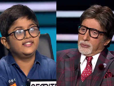 KBC 12: 14 साल के अनमोल शास्त्री से डरे अमिताभ, कहा-ये तो मेरी नौकरी के लिए खतरा