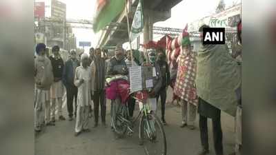 Farmers Protest: किसानों के दर्द से तड़प उठा 60 साल का सत्यदेव,  साइकल से नाप दी सीवान से दिल्ली की दूरी