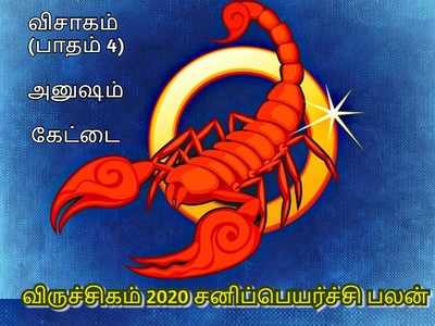 விருச்சிக ராசி சனிப் பெயர்ச்சி பலன்கள் 2020 - சகாய சனி எப்படிப்பட்ட பலன்களைத் தரும்?