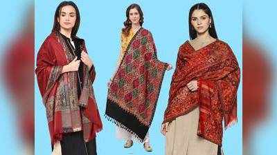 Shawl On Amazon : खूबसूरत कढ़ाई वाली कश्मीरी Shawl Amazon Sale से आज ही कर लें ऑर्डर