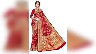 Amazon Sale: सिल्क से लेकर जॉर्जट की Sarees पर मिल रहा है 70% तक का बम्पर डिस्काउंट, आज ही ऑर्डर करें