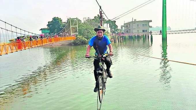 ఫోటోలు: నీళ్లపై సైకిల్ ప్రయాణం, ఎన్నో అడ్వెంచెరస్ గేమ్స్.. తెలంగాణలోనే.. ఎక్కడంటే?