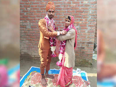 मुस्लिम लड़की ने हिंदू लड़के से मंदिर में की शादी, SSP से मांगी पुलिस सिक्यॉरिटी