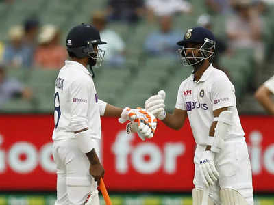 AUS vs IND 2nd Test: अजिंक्यचे शानदार शतक; मेलबर्न कसोटीवर भारताची पकड
