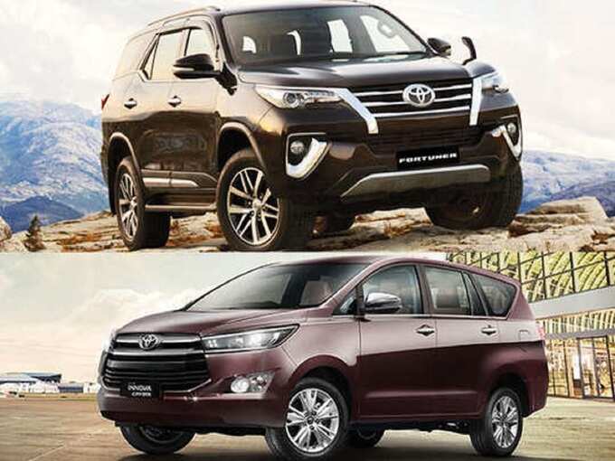 Toyota Fortuner Innova Glanza Yaris Discount India 1