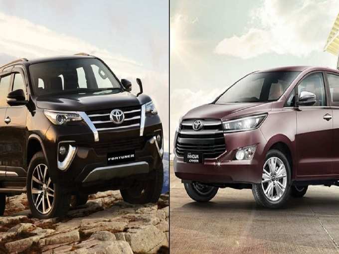 Toyota Fortuner Innova Glanza Yaris Discount India