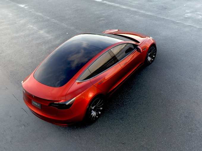 Tesla Electric Car Model 3 Booking Sale India 3