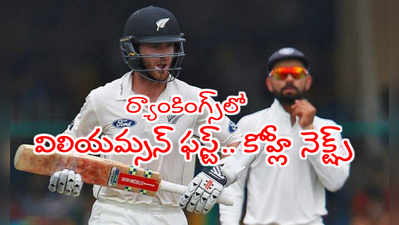 ICC Test Rankings‌లో స్మిత్, కోహ్లీకి పంచ్.. విలియమ్సన్ టాప్